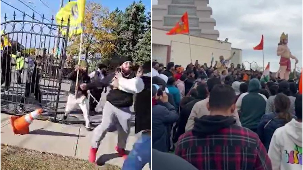 Canadian city bans protests outside places of worship after Hindu temple attack