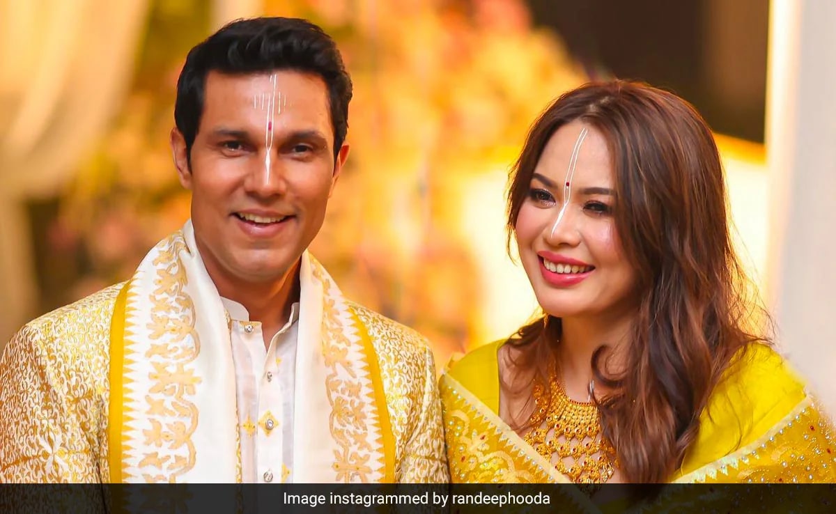 Lin Laishram's Wish For Husband Randeep Hooda On First Wedding Anniversary Is Everything