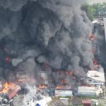 Indonesia factory fire kills 1, footage shows massive plume of smoke