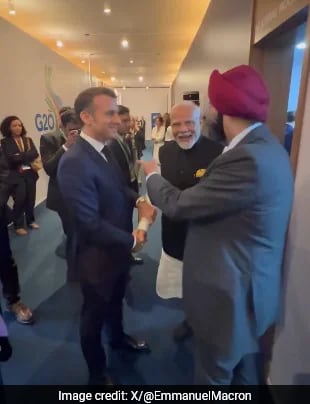 “From One Indian To Another,” World Bank Chief’s Joke Leaves Modi, Macron In Splits In Brazil