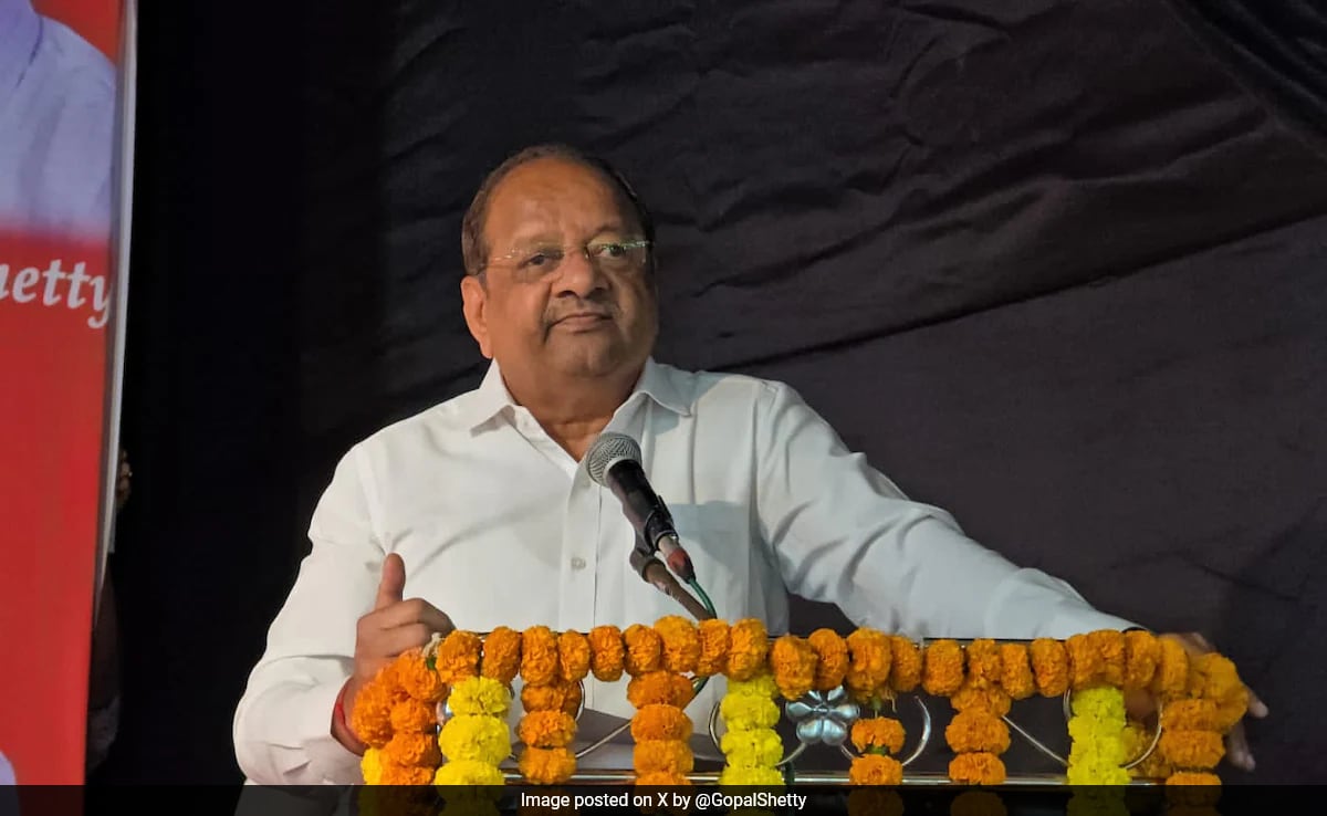 "Party Is Supreme": BJP's Gopal Shetty Withdraws Independent Candidacy