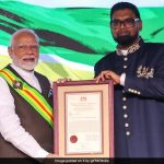 PM Modi Conferred With Guyana's Highest National Award 'The Order Of Excellence'