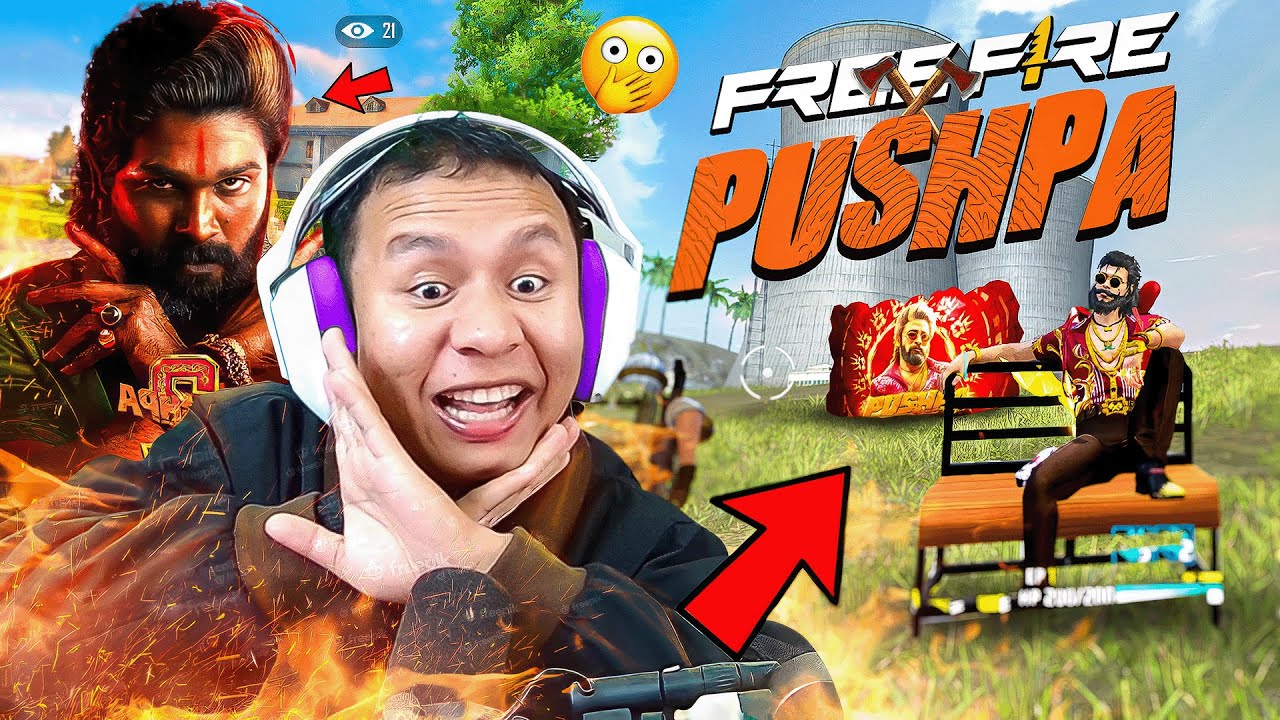 Pushpa x Free Fire 🔥 Jhukega Nahi Solo Vs Squad Gameplay – Tonde Gamer