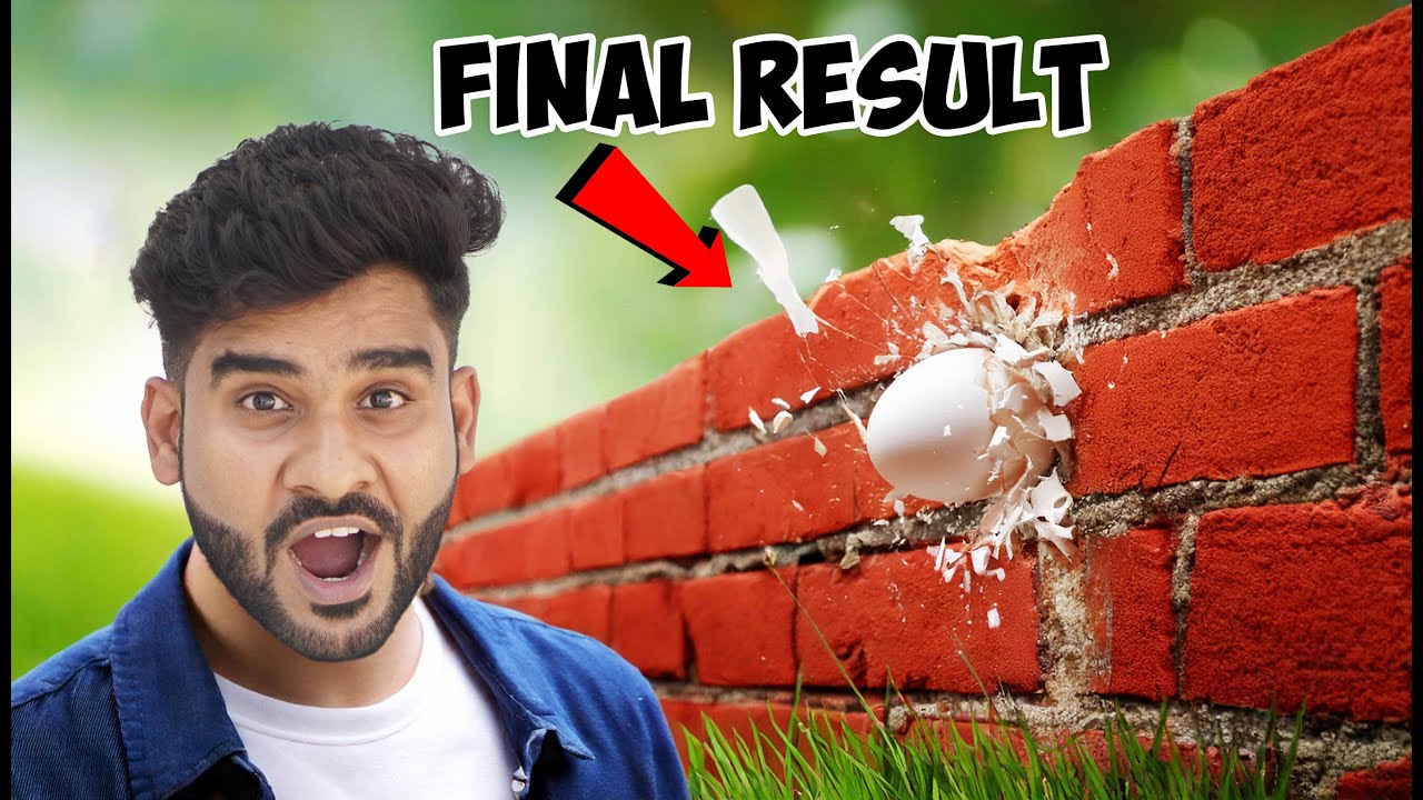 क्या अंडा ईट को तोड़ सकता है ? (Egg Vs Brick) Final Result