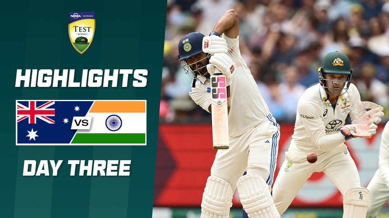 Australia v India 2024-25 | Fourth Test | Day Three