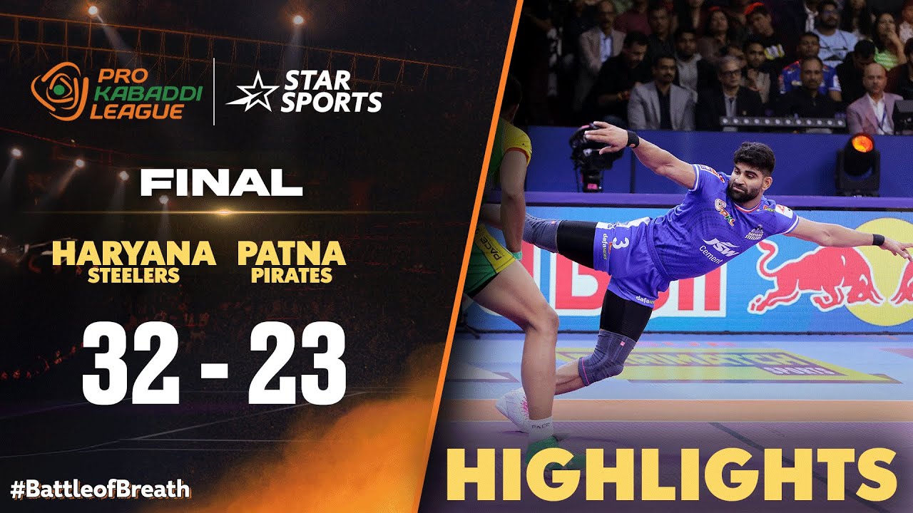 #HaryanaSteelers defeat #PatnaPirates for their maiden PKL title | #ProKabaddiOnStar