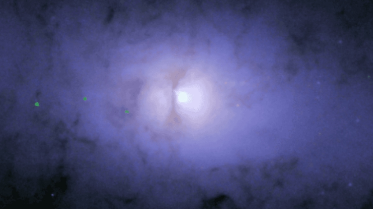 NASA's Hubble and Chandra Telescopes Spot Strange Tilted Black Hole