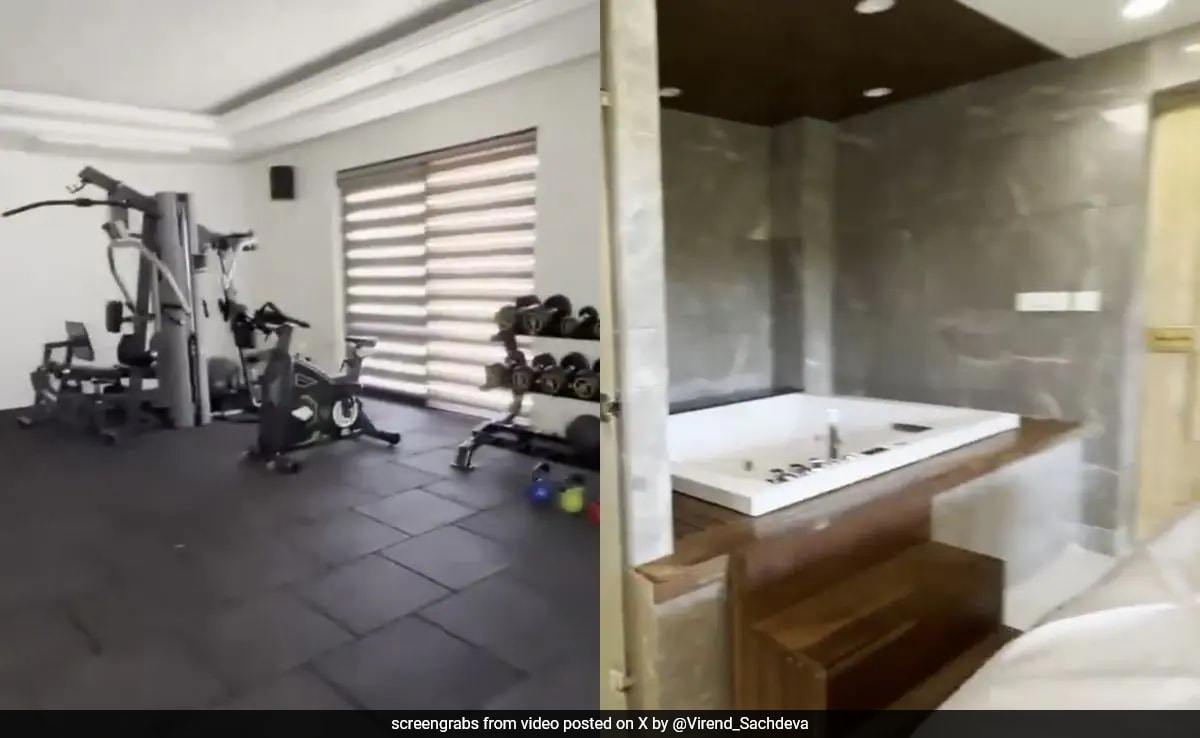 Watch: BJP Shares Inside Visuals Of Delhi Chief Minister's Bungalow