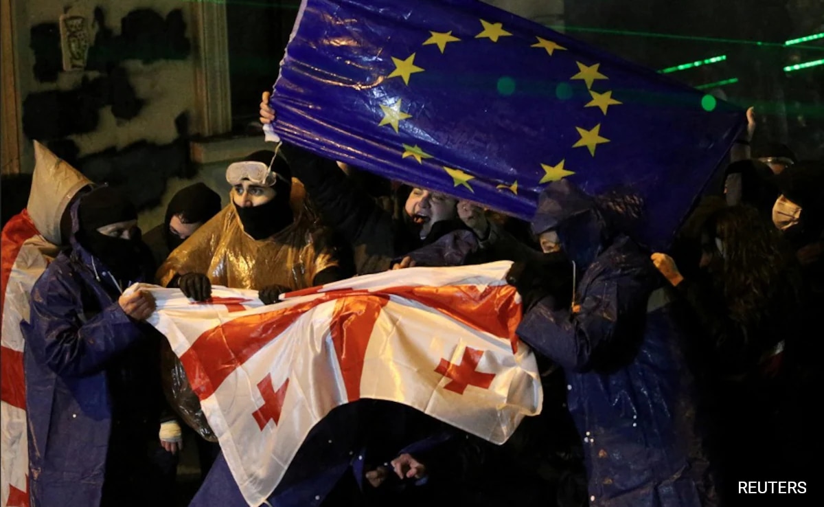 Georgia Rocked By Violent Protests Over Russia-EU Divide Within Country