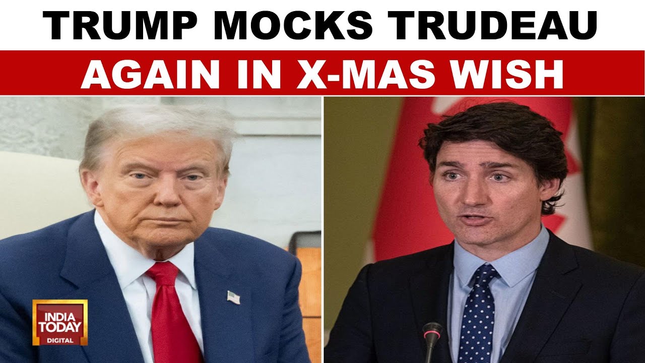 Trump issues controversial Christmas greeting to opponents and Trudeau