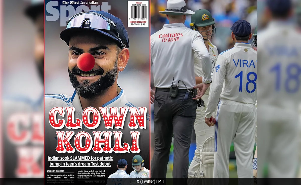 "Clown Kohli": Australian Media Insults India Great Over MCG Incident