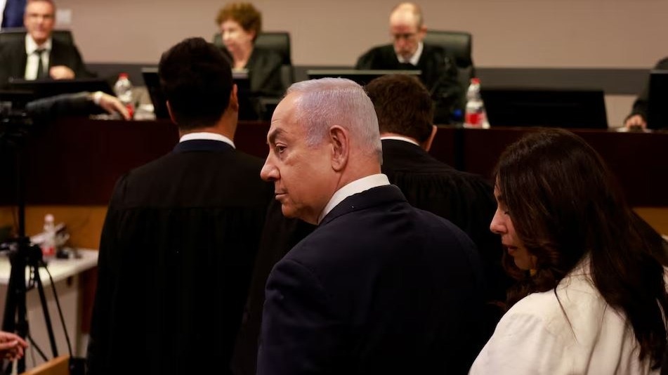 Israeli PM Netanyahu testifies in corruption trial for first time