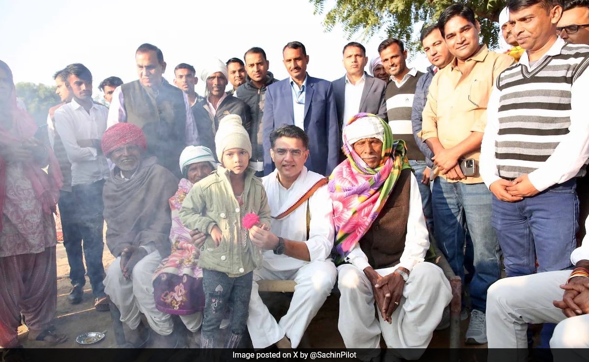 Sachin Pilot Stays At Farmer's House In Tonk, Discusses Growers Concerns