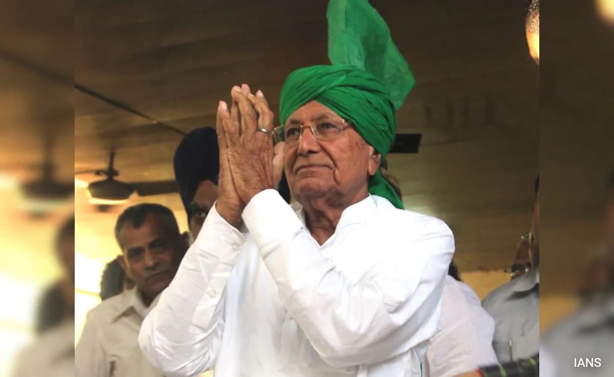 3-Day State Mourning In Haryana Over Ex-CM Om Prakash Chautala's Death