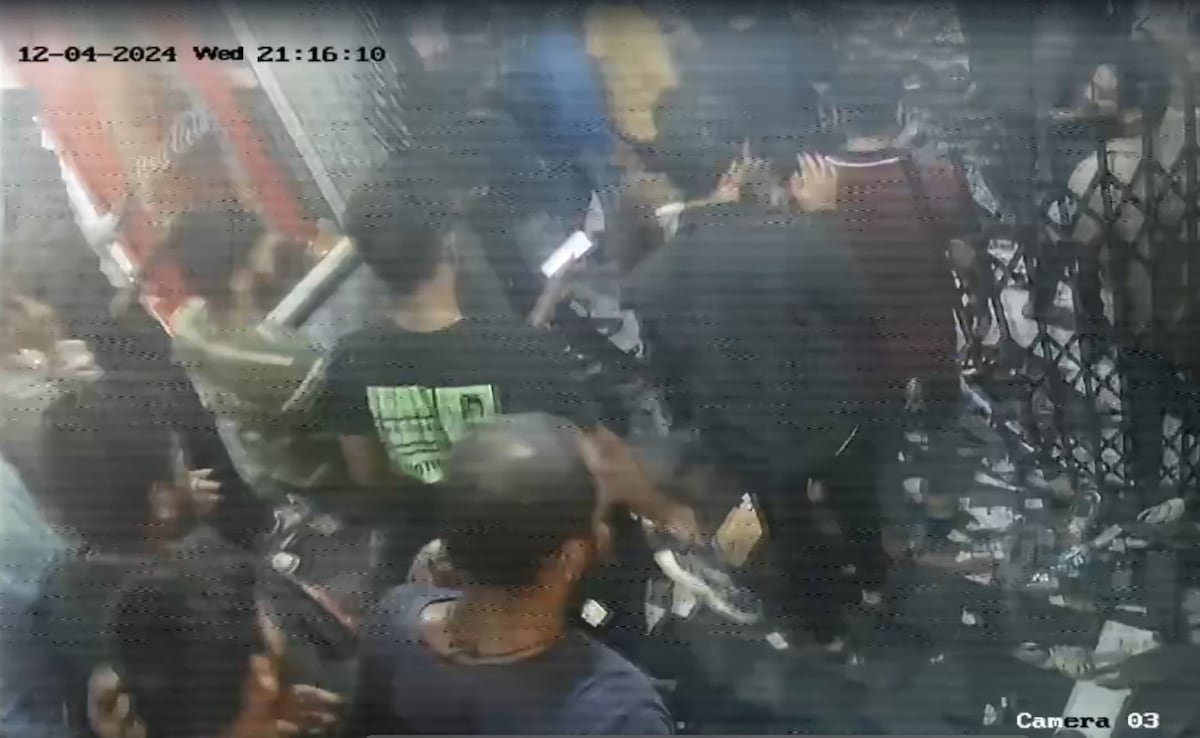 Crowd Of Fans, Broken Metal Gates: CCTV Clip Of Pushpa 2 Stampede