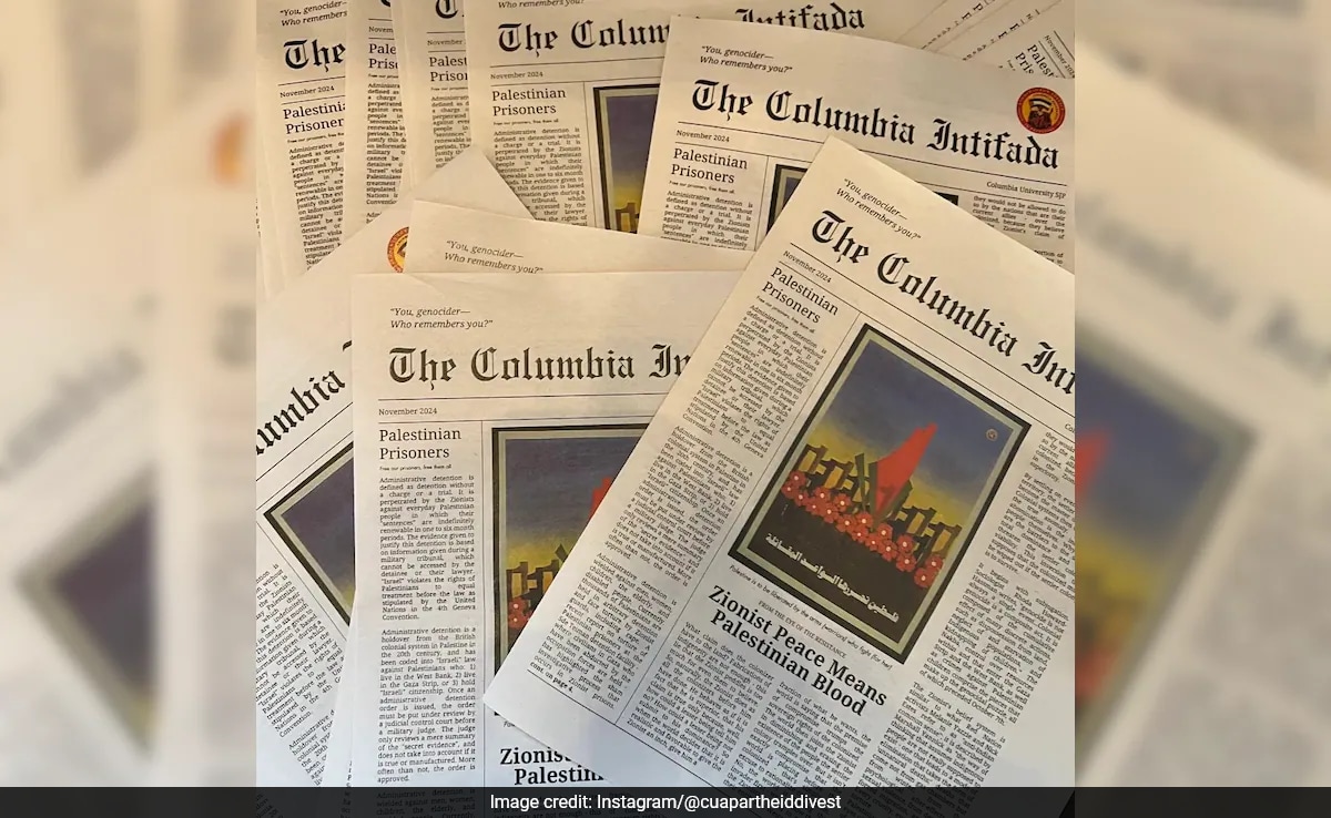 Anti-Israel Students Launch ‘Columbia Intifada’ Newspaper At US University