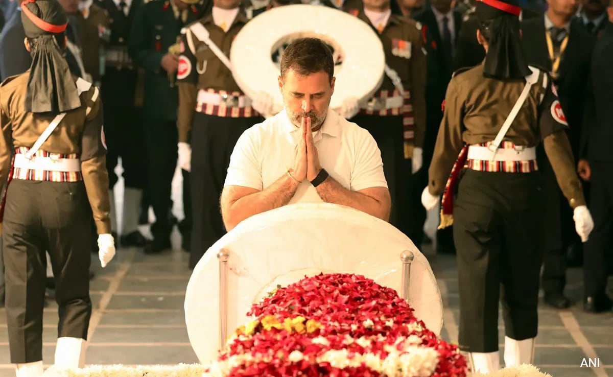 Manmohan Singh Funeral Site An "Insult", Says Rahul Gandhi; BJP Hits Back