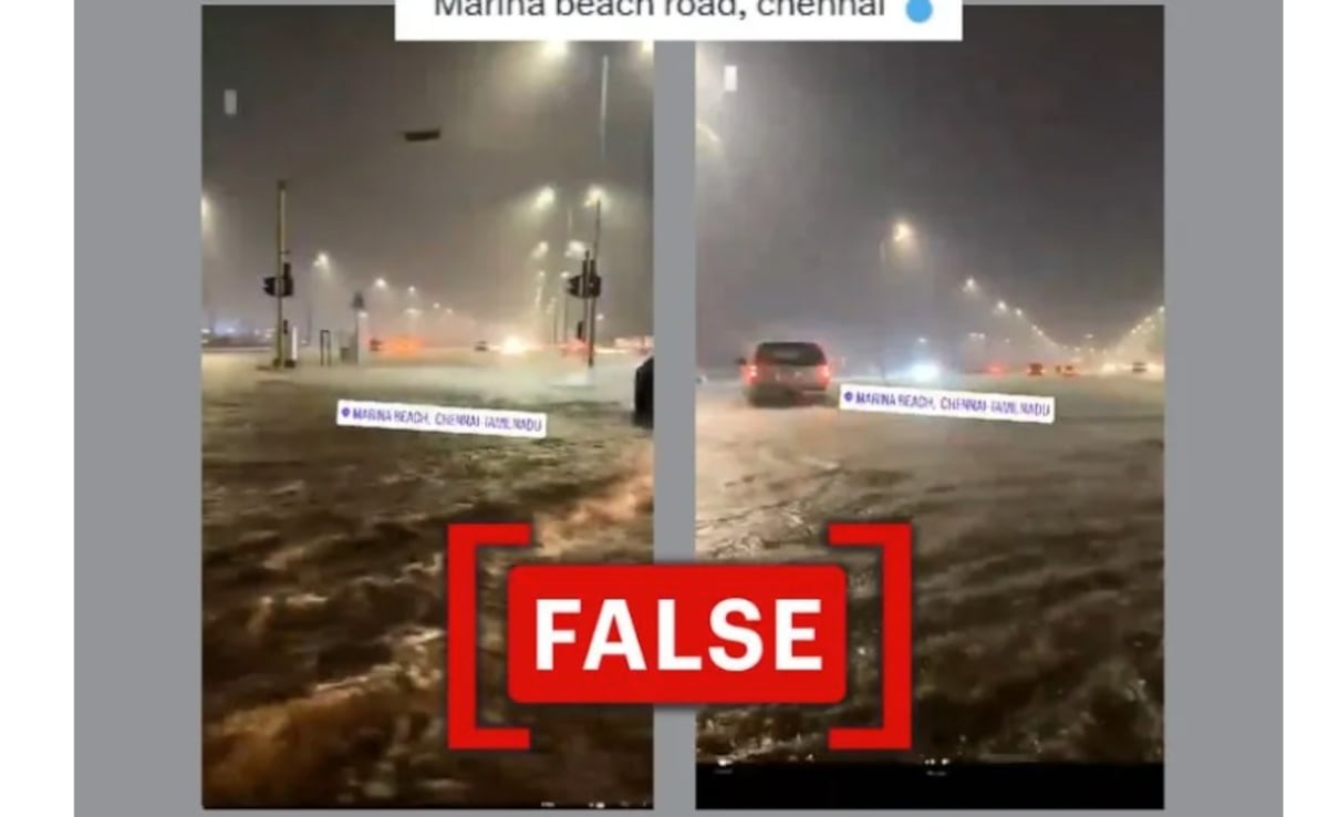 Fact Check: Old Video Falsely Shared As "Cyclone Fengal Aftermath"