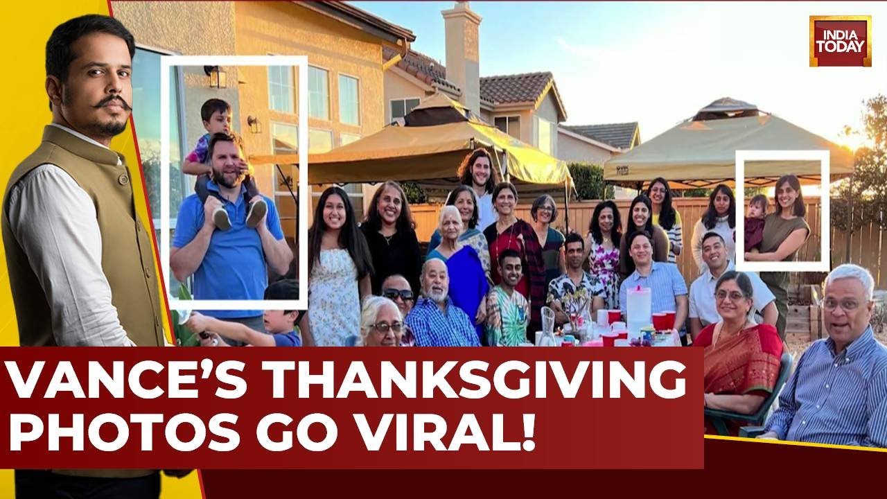 JD Vance’s Thanksgiving photos go viral