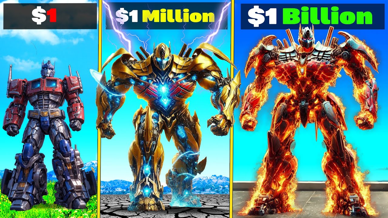 1$ TRANSFORMER to 1$ Billion TRANSFORMER in GTA 5