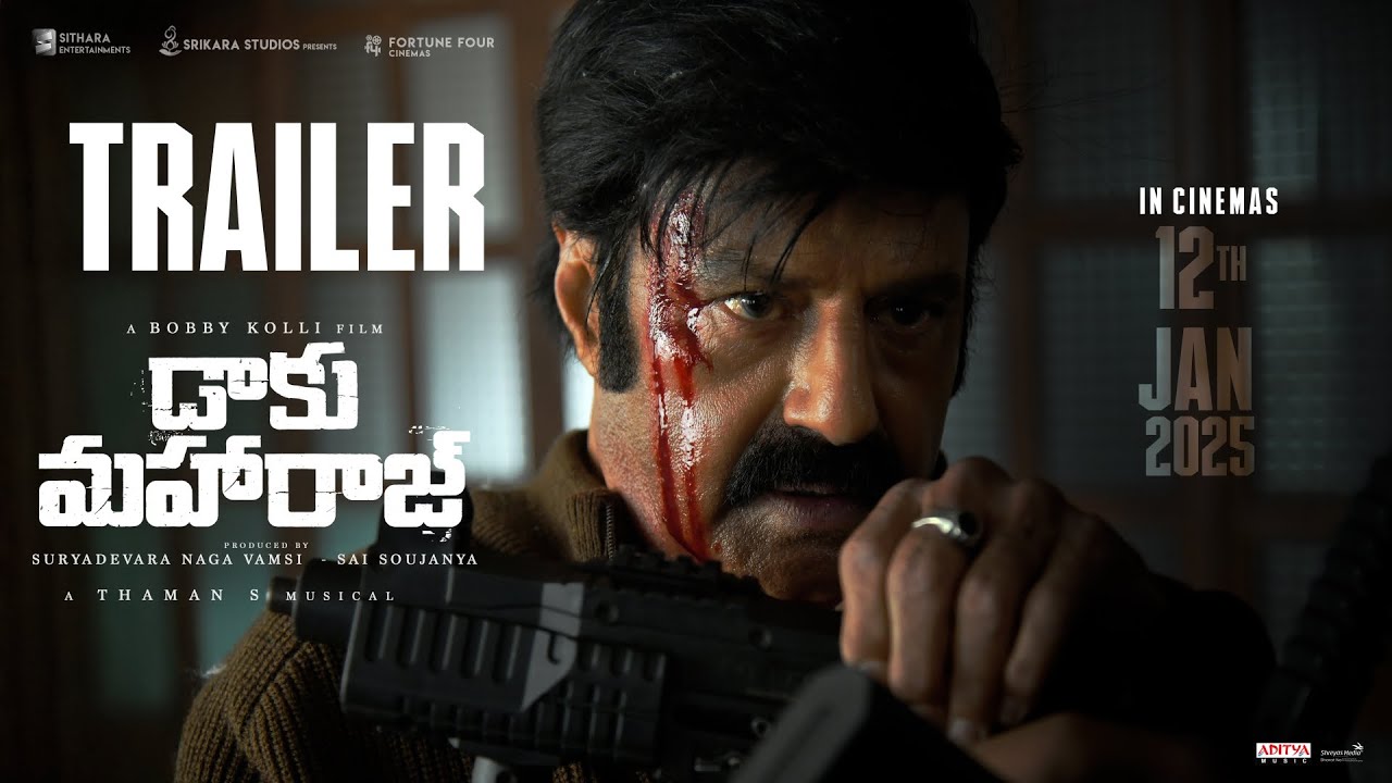 Daaku Maharaaj Theatrical Trailer | NBK, Pragya, Shraddha, Bobby Deol | Thaman S | Bobby Kolli