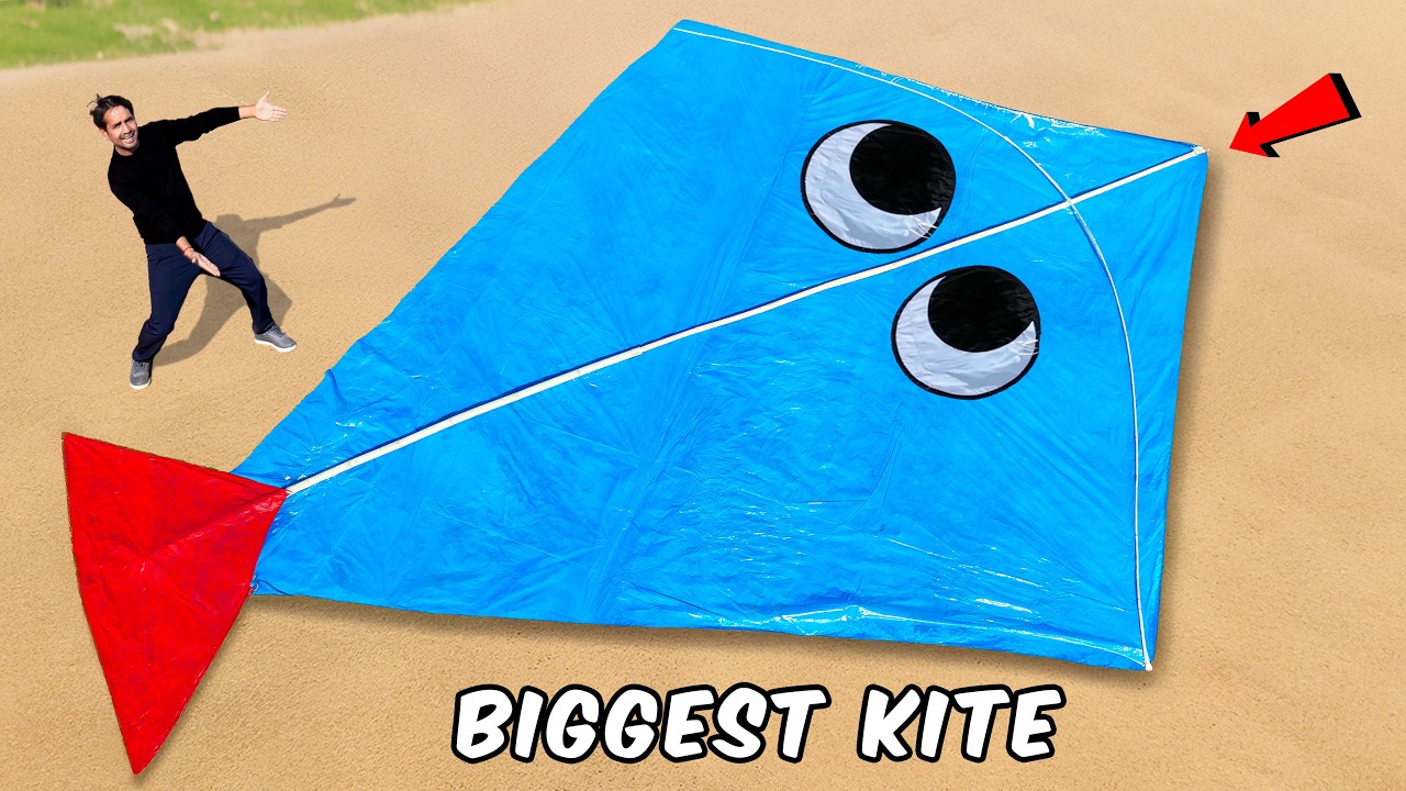 We Make World’s Biggest Kite – 100% Flying | सबसे बड़ी पतंग 🪁🪁🪁