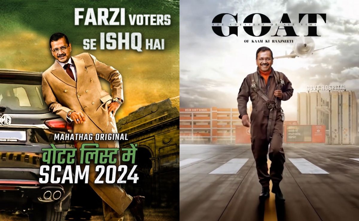 "Fake Voters": BJP vs AAP Poster War Weeks Ahead Of Delhi Elections