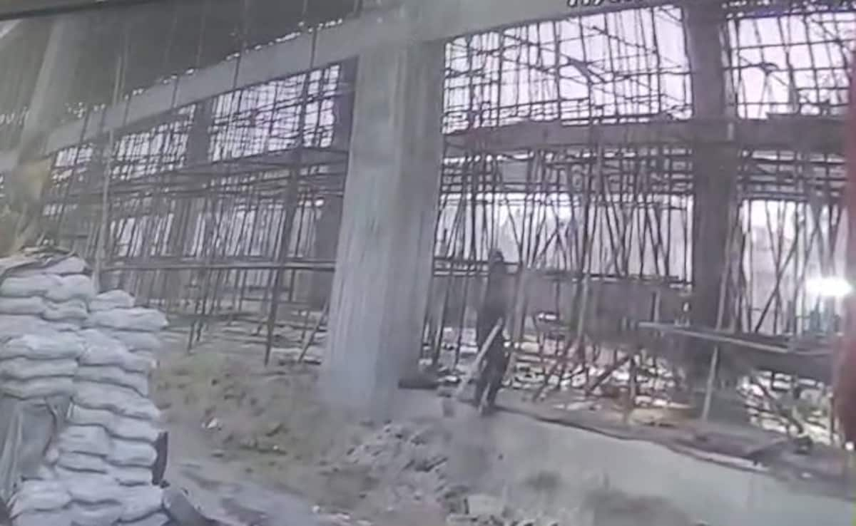 Video: Moment When Under-Construction Building Collapsed In UP's Kannauj