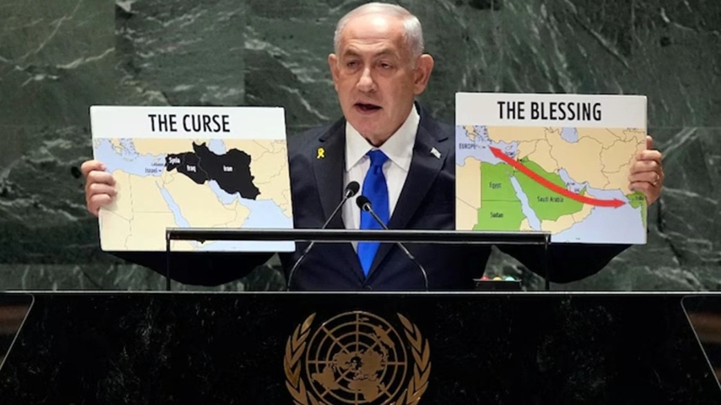 Benjamin Netanyahu government releases Greater Israel map, sparks massive outrage in Arab world