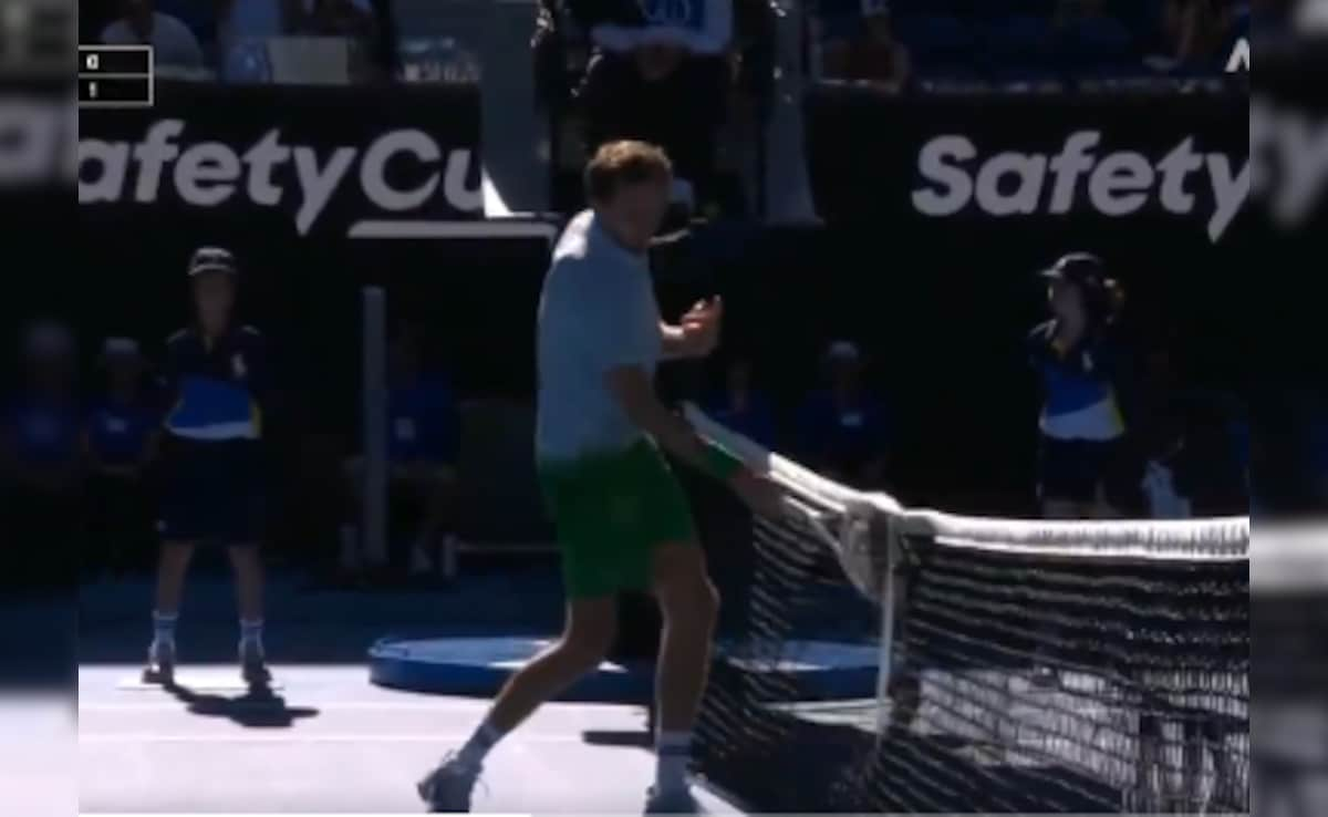 Medvedev Set To Pay Big Price After Smashing Racquet, Camera At Aus Open