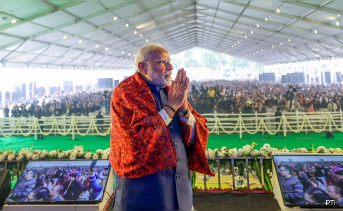 PM Modi Lays Foundation Stone Of Veer Savarkar College