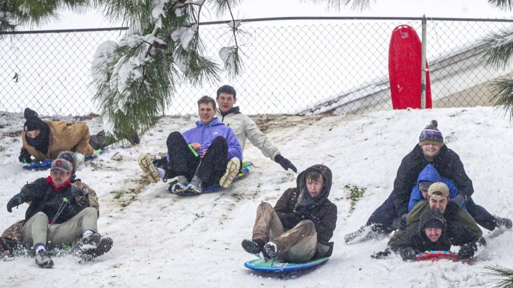 Rare winter storm transforms Southern US into a snowy wonderland