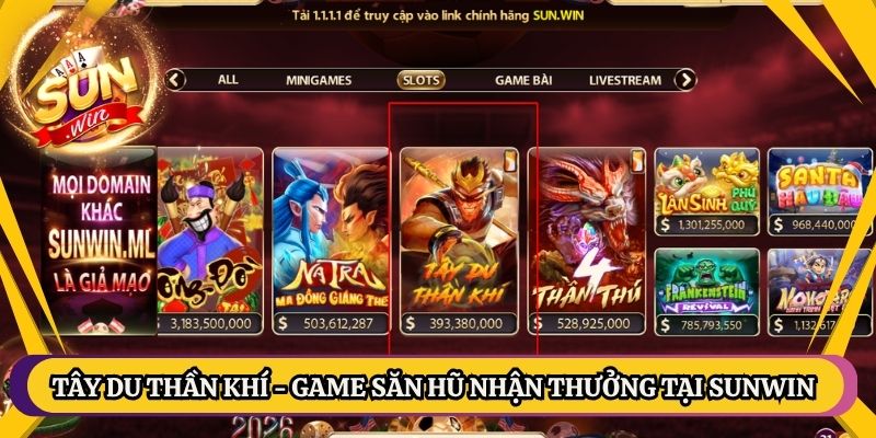 Tây Du Thần Khí - Game Săn Hũ Nhận Thưởng Tại Sunwin 1 Tây Du Thần Khí đưa người chơi vào hành trình thỉnh kinh đầy thử thách nhưng cũng cực kỳ thịnh vượng. Hình ảnh sắc nét hòa quyện cùng âm thanh sống động tạo nên không gian giải trí đẳng cấp bậc nhất hiện nay. Mỗi vòng quay tại Sunwin ẩn chứa bí mật về những kho báu nghìn năm đang chờ đón chủ nhân xứng đáng. Tây Du Thần Khí là gì? Tây Du Thần Khí thực chất là loại hình nổ hũ trực tuyến lấy cảm hứng từ cốt truyện kinh điển về bốn thầy trò Đường Tăng. Giao diện thiết kế theo phong cách cổ trang kết hợp công nghệ 3D hiện đại giúp trải nghiệm thị giác luôn ở mức tuyệt vời nhất. Các dòng thưởng được sắp xếp logic đảm bảo tính minh bạch và công bằng tuyệt đối cho mọi khách chơi tham gia hằng ngày. Cơ chế vận hành mượt mà giúp từng lượt quay trở nên kịch tính và đầy bất ngờ. Cấu trúc trả thưởng đa dạng biến mỗi biểu tượng trên màn hình thành một cơ hội gia tăng tài sản nhanh chóng. Sự kết hợp giữa văn hóa dân gian và thuật toán phần mềm tạo nên sức hút khó cưỡng cho sản phẩm này. Tây Du Thần Khí là game chơi slot đặc sắc Slot Tây Du Thần Khí có gì hút người chơi? Slot sở hữu nhiều ưu điểm vượt trội khiến bất kỳ ai cũng muốn thử sức ít nhất một lần. Dưới đây là những lý do cụ thể lý giải cho sức nóng của game: Tỷ lệ hoàn vốn cực cao giúp bảo toàn ngân sách cho người chơi qua từng giai đoạn. Cơ chế Jackpot tích lũy liên tục với giá trị tiền mặt khổng lồ lên tới hàng tỷ đồng. Đồ họa tái hiện chân thực các nhân vật Tôn Ngộ Không hay Trư Bát Giới rất gần gũi. Tính năng quay tự động được thiết kế thông minh hỗ trợ người bận rộn dễ dàng theo dõi. Mức đặt tiền đa dạng phù hợp từ nhu cầu giải trí nhỏ lẻ đến săn hũ lớn chuyên nghiệp. Cách chơi Tây Du Thần Khí chuẩn xác Việc nắm vững quy trình thao tác cơ bản giúp hội viên tự tin hơn khi bắt đầu hành trình săn thưởng. Game có cách chơi đơn giản. Luật chơi slot Tây Du Thần Khí Hệ thống luật lệ của Tây Du Thần Khí được thiết kế dựa trên tiêu chuẩn quốc tế với các quy tắc rõ ràng. Người chơi chiến thắng khi thu thập được các biểu tượng giống nhau nằm trên các dòng trả thưởng (paylines) tính từ trái sang phải. Tổng số dòng thường khá lớn nhằm tăng xác suất trúng giải cho khách chơi trong mỗi lượt quay đơn lẻ. Mỗi biểu tượng mang một giá trị riêng biệt được quy định sẵn trong bảng thông tin kỹ thuật của máy slot. Nếu may mắn xuất hiện các hình ảnh đặc biệt như Wild hoặc Bonus thì phần thưởng sẽ được nhân lên gấp nhiều. Chỉ cần hàng thanh toán trùng khớp để thắng Bảng thưởng cơ bản cần biết Mỗi hình ảnh xuất hiện trong Tây Du Thần Khí đều tương ứng với một mức quy đổi tiền mặt nhất định. Vậy nên hãy ghi nhớ các mốc thưởng sau: Biểu tượng 2x 3x 4x 5x Vòng Kim Cô 2 40 200 1000 Tiên Nữ (FREE) - 40 100 200 Trư Bát Giới - 30 100 400 Sa Tăng - 30 100 400 Đào Tiên - 20 100 250 Hoa Sen - 20 100 250 A - 10 35 200 K - 5 30 150 Q - 5 30 150 J - 5 20 50 10 - 5 20 50 Các tính năng đặc biệt Những cơ chế bổ sung trong Tây Du Thần Khí chính là chìa khóa giúp quý khách đột phá giới hạn tiền thưởng ban đầu. Các tính năng này thường kích hoạt ngẫu nhiên: Biểu tượng WILD & JACKPOT: Đây là những hình ảnh quyền lực nhất có khả năng thay đổi hoàn toàn cục diện ván quay. Hũ JACKPOT: Hình ảnh này chỉ xuất hiện tại các cột 1, 3 và 5. Nếu may mắn sở hữu cả ba biểu tượng trên cùng một hàng ngang thì người chơi sẽ nhận trọn vẹn hũ vàng tích lũy. Biểu tượng FREE (Lượt quay miễn phí): Thu thập đủ 3 hình ảnh nhận ngay 5 lượt quay miễn phí. Nếu có 4 hình ảnh thì số lượt tăng lên 6 lượt. Biểu tượng BONUS: Khi có từ 3 cuốn thư BONUS trở lên xuất hiện không phân biệt vị trí sẽ kích hoạt trò chơi phụ. Có nhiều tính năng đặc biệt trong slot Cách chơi Tây Du Thần Khí thắng lớn Để chinh phục đỉnh cao trong game thì việc chỉ dựa vào may mắn là chưa đủ. Những chuyên gia lâu năm thường áp dụng các chiến thuật riêng để ăn thưởng: Lựa chọn thời điểm quay vào các khung giờ vàng có ít người truy cập để giảm áp lực máy chủ. Quản lý vốn bằng cách chia nhỏ số tiền cược vào nhiều dòng thay vì dồn vào một cửa duy nhất. Sử dụng tốc độ quay linh hoạt lúc nhanh lúc chậm để tác động vào thuật toán dừng của các trục quay. Kiên trì theo đuổi một mức cược cố định trong khoảng 50 lượt quay trước khi quyết định thay đổi chiến thuật. Quan sát lịch sử nổ hũ gần nhất để dự đoán chu kỳ trả thưởng tiếp theo của hệ thống phần mềm. Giữ tâm lý bình tĩnh không nên nóng vội tăng tiền cược khi đang gặp chuỗi thua liên tiếp kéo dài. Tắt các tính năng không cần thiết như âm nhạc nếu cảm thấy gây mất tập trung trong quá trình tính toán. Lời kết Tây Du Thần Khí hứa hẹn mang lại những giây phút thư giãn tuyệt vời cùng cơ hội đổi đời ngoạn mục cho người chơi. Hãy bắt đầu hành trình chinh phục những cột mốc thưởng mới ngay hôm nay để kiểm chứng sức hấp dẫn. Sunwin luôn đồng hành cùng bạn trong mọi lượt quay để tạo nên những kỷ lục nổ hũ chấn động thị trường.